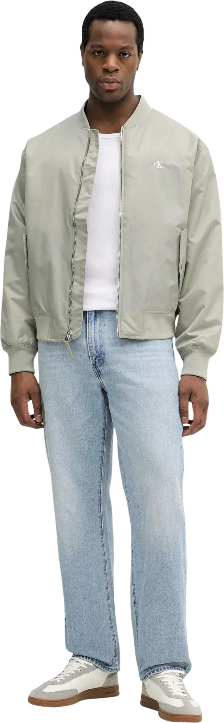 Jakne për meshkuj Calvin Klein Jeans LS JEANS HERO BOMBER LV04RC526G, e gjelbër [Madhësia: XXL]