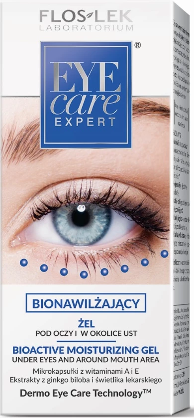 Gel hidratues për sy dhe buzë Floslek Eye Care Expert 30ml