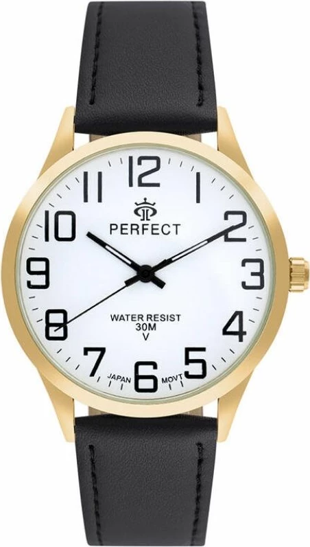 Orë dore për meshkuj PERFECT, e zezë