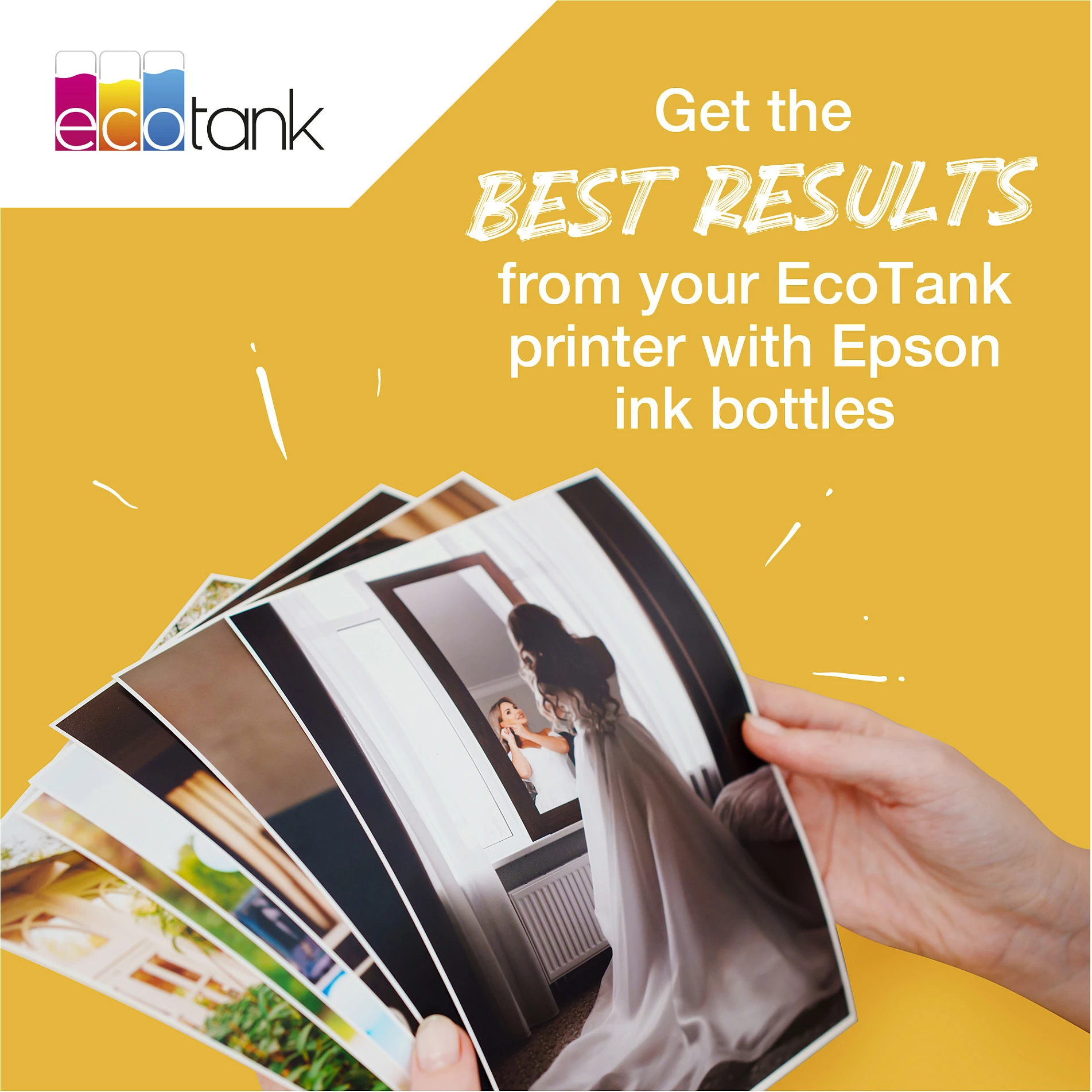 Bojë për printer Epson EcoTank 103, 65 ml, e verdhë
