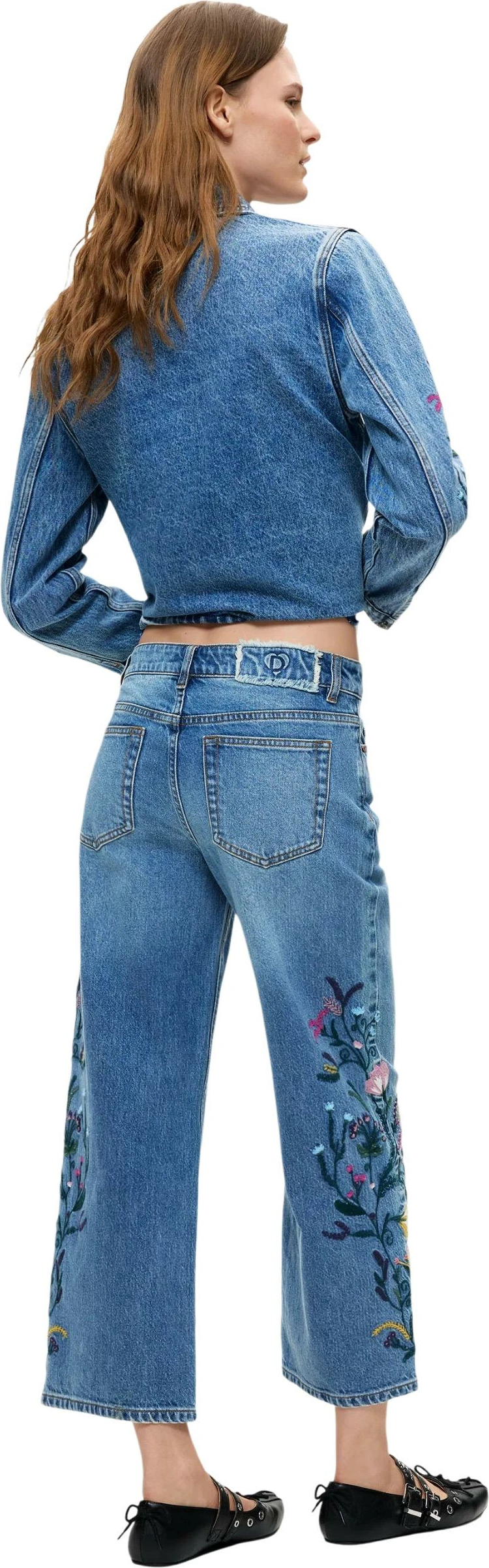 Xhinse slim fit për femra Desigual DENIM_BRIDGE 26WWDD16, denim [Madhësia: 34]