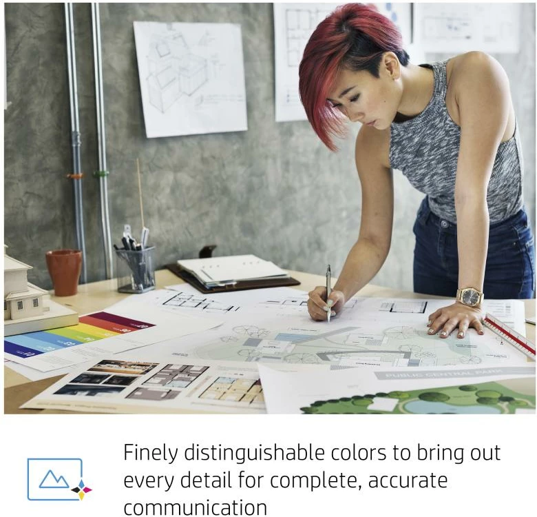 Patron boje, HP DesignJet, 728 F9K15A, 300 ml, e verdhë