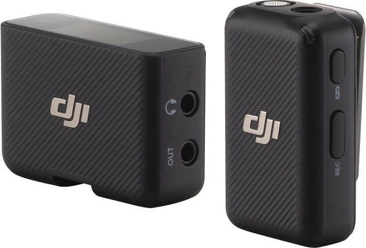 Sistem audio pa tela DJI Mic Basic, 1 transmetues + 1 marrës, i zi