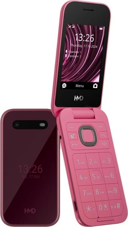 Telefon flip HMD 2660 TA-1711, Dual SIM, 128MB, 64MB RAM, 4G, kuq