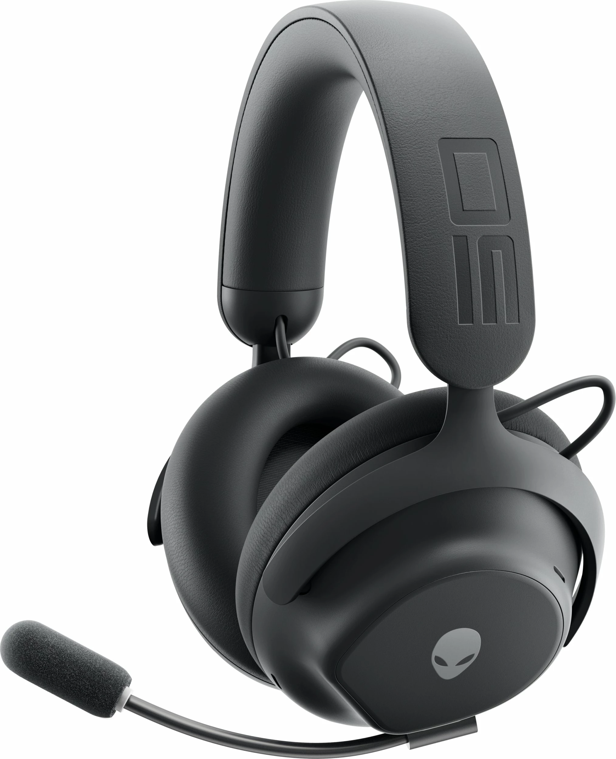 Kufje gaming Alienware PRO-HS-G-DEAM me mikrofon, wired/wireless, Bluetooth + USB Type-C, ANC, 50 mm, Dolby Atmos, zi