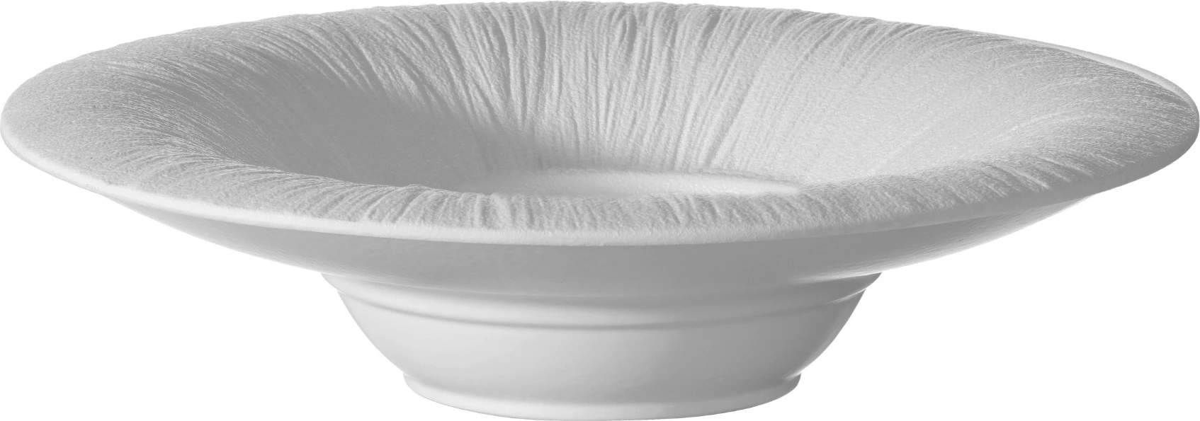 Pjatë e thellë porcelani Fine Dine Fiord 270mm e bardhë, set 3 copë