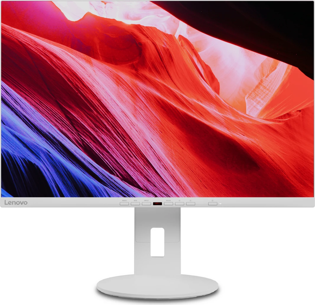 Monitor, Lenovo, C24d-20, i bardhë