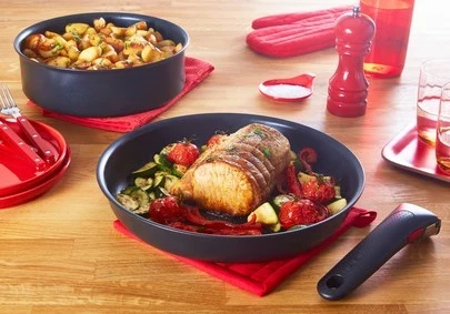 Set enësh gatimi Tefal Ingenio Unlimited L7639002, alumin, 13 copë, e zezë
