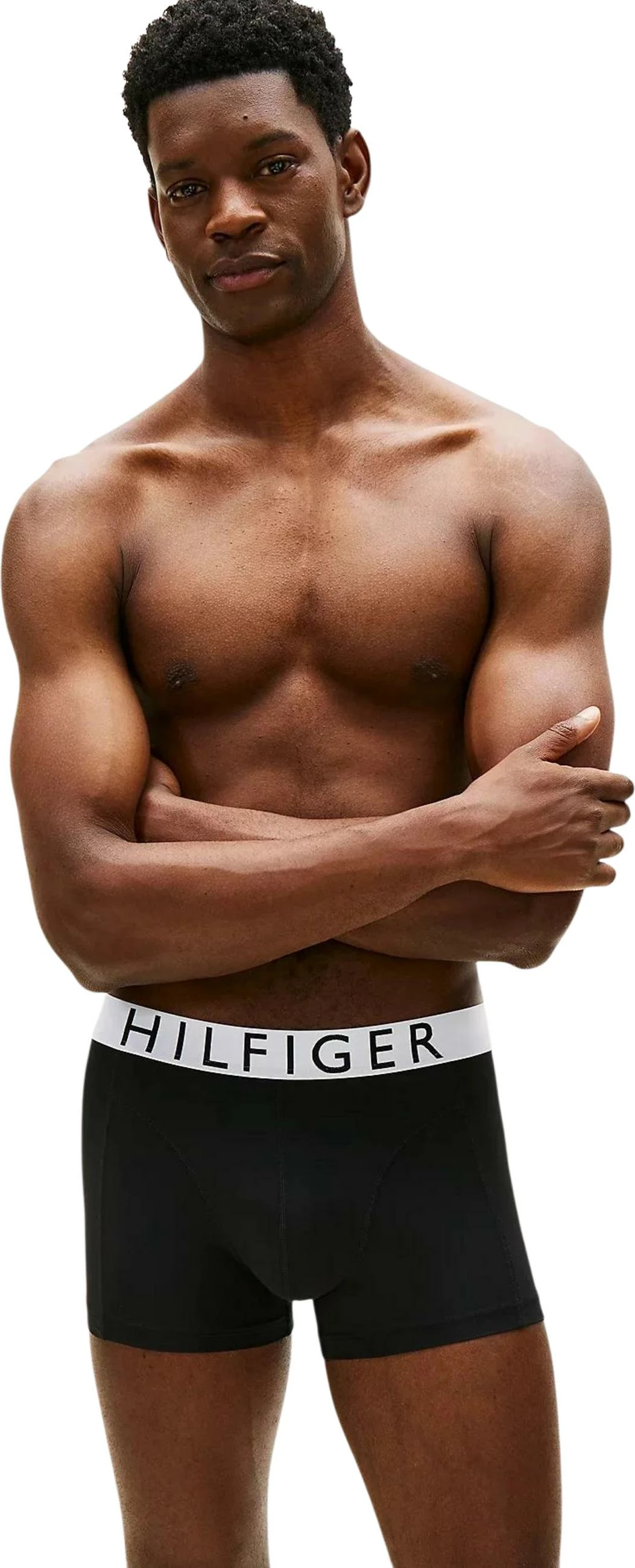 Të brendshme për meshkuj Tommy Hilfiger 3P Trunk WB UM0UM03887, të zeza/bardha [Madhësia: L]