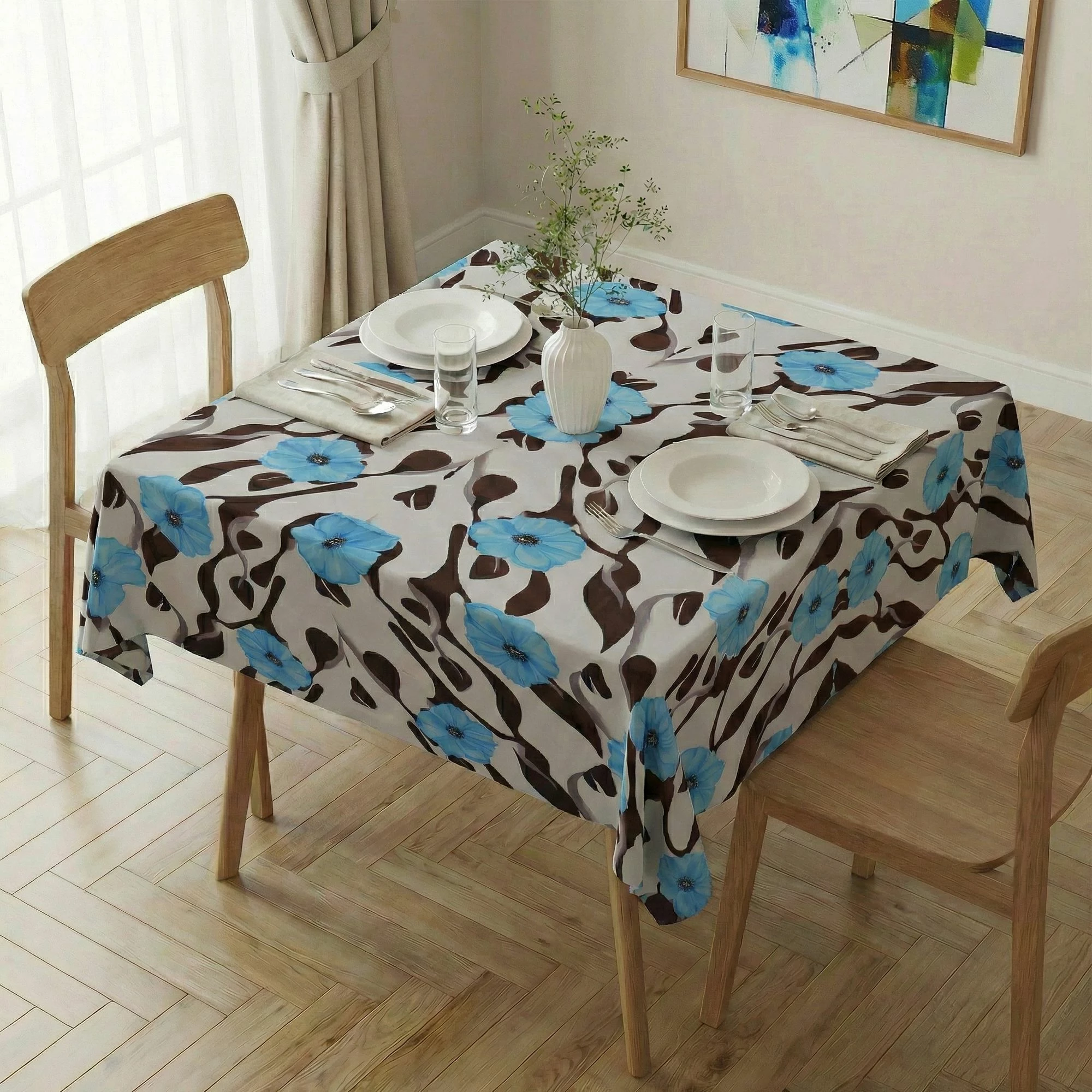 Mbulesë tavoline Hermia, Gravellamg2, 140x140cm