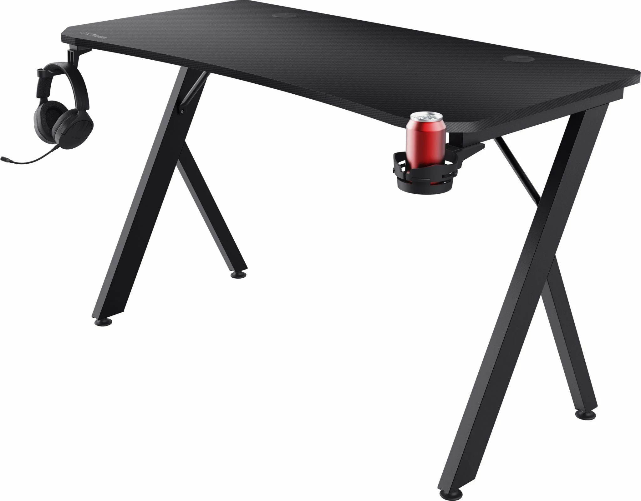 Tavolinë gaming Trust GXT 700 Omnius, e zezë, 120 x 60 cm