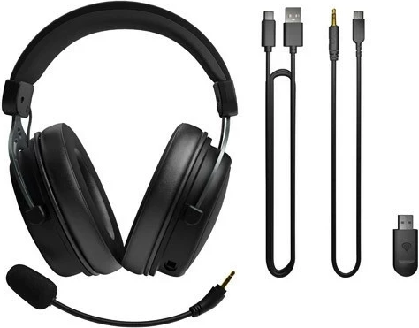 Kufje gaming Genesis Toron 706, wireless/Bluetooth 5.1, mikrofon i shkëputshëm, 3.5mm, të zeza