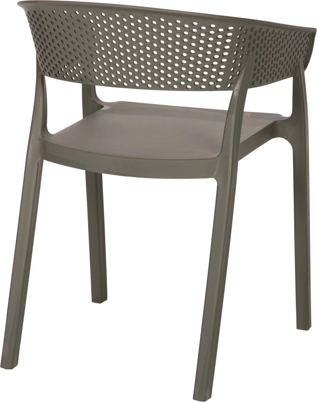 Karrige polipropileni e perforuar FH5941.07 ngjyrë ulliri e errët 53,5x50,5x73Hcm