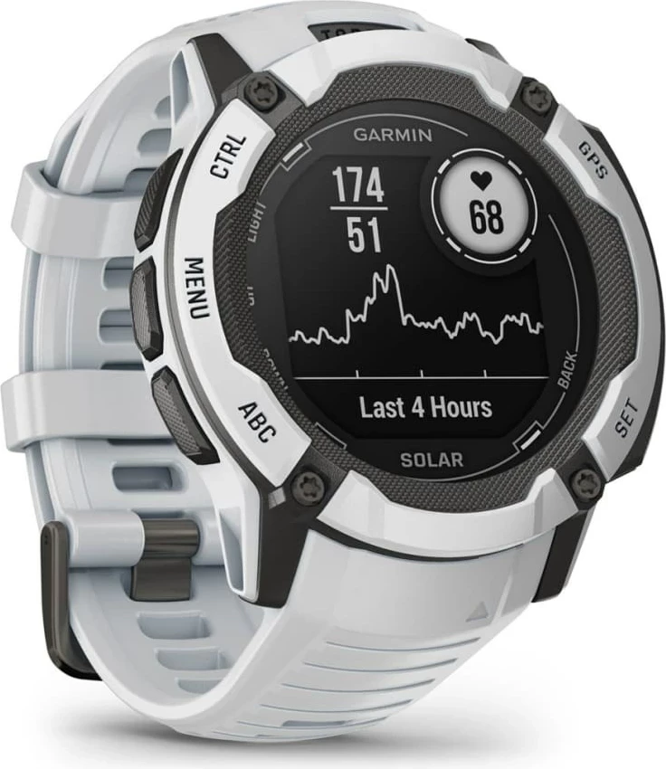 Smartwatch Garmin Instinct 2X Solar, 50mm, GPS, Bardhë