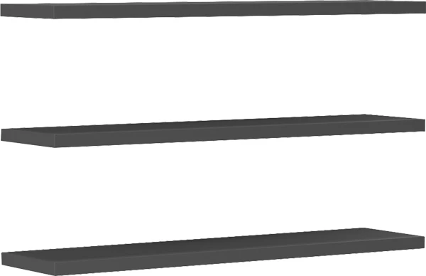 Raft muri ngjyrë gri 60x14.5x1.8cm