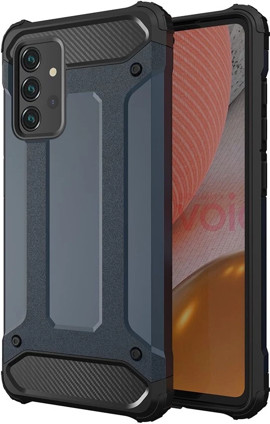 Mbështjellës Hurtel Hybrid Armor për Samsung Galaxy A36, Blu