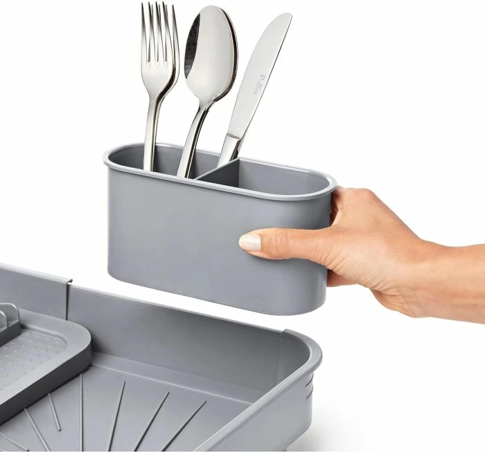 Tharëse enësh e zgjatshme Rayen 2069.01, 36–51 cm, polipropilen, me tabaka takëmesh, gri