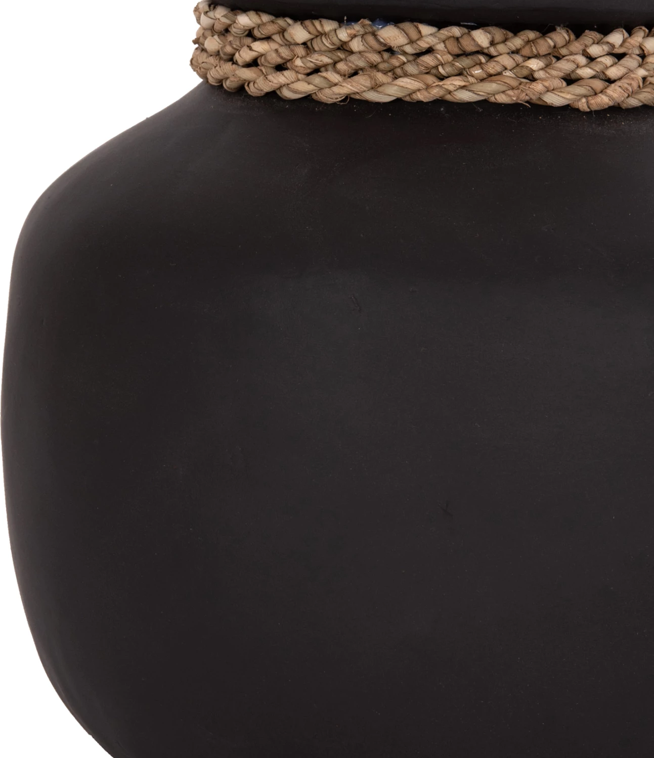 Vazo dekorative tavoline CAMMER, terrakotë, e zezë, FH4687.01S, 22x20cm