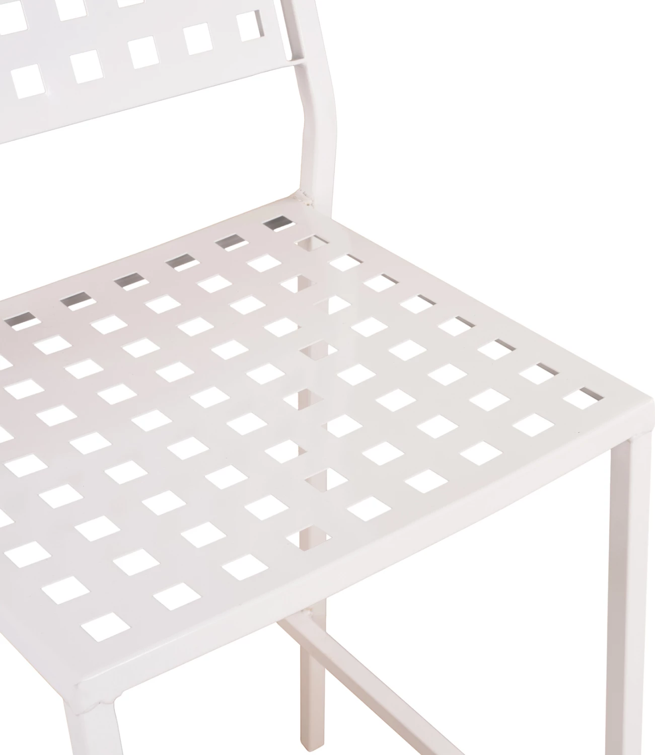 Karrige për bar Olympias Metalike FH5528.02 ngjyrë e bardhë 47x58x111 cm