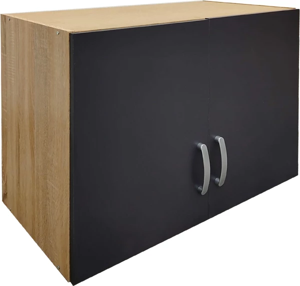 Dollap dy-dyerësh Lego loft, ngjyrë sonoma-gri e errët, 79x41.5x60cm