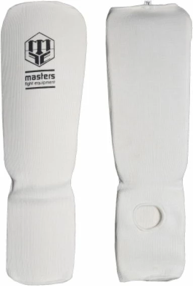 Mbrojtës për shin dhe këmbë për meshkuj Masters, të bardhë [Madhësia: XL]