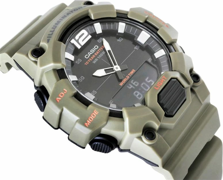 Orë dore për meshkuj CASIO, e zezë