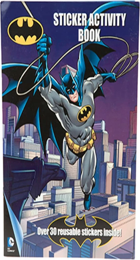 Libër ngjyrosjeje me ngjitëse DC Batman Pyramid International, 30 ngjitëse, 29x21 cm