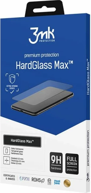 Mbrojtës ekrani 3mk HardGlass Max për iPhone 15 Plus
