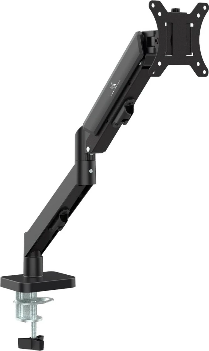 Mbajtës monitori, Maclean MC-133, 17-32", 2-10 kg, rrotullim 180°, anueshmëri 45°, VESA 75x75/100x100, tavoline, zi