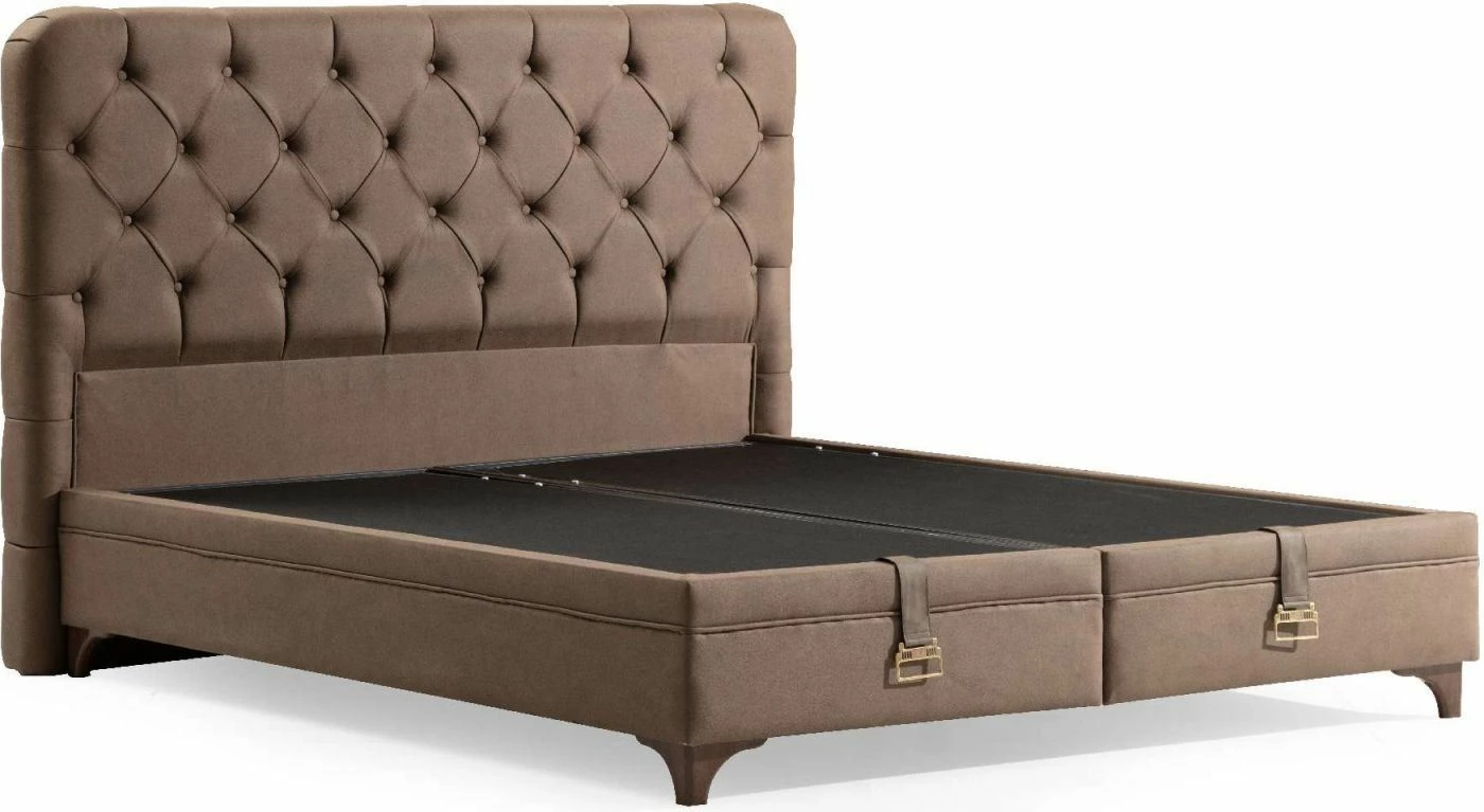 Baza dhe shtrati dopio me shpinore Skye Decor, Revive, 150x200, ngjyrë kafe