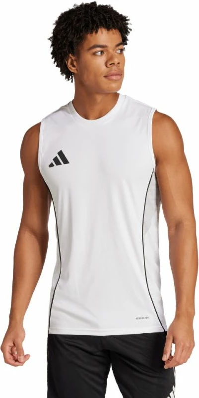 Fanellë pa mëngë për meshkuj adidas, e bardhë [Madhësia: S]