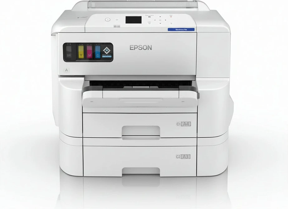 Printer inkjet Epson WorkForce Pro EM-C7000DW, A3, me ngjyra, 25ppm, i bardhë