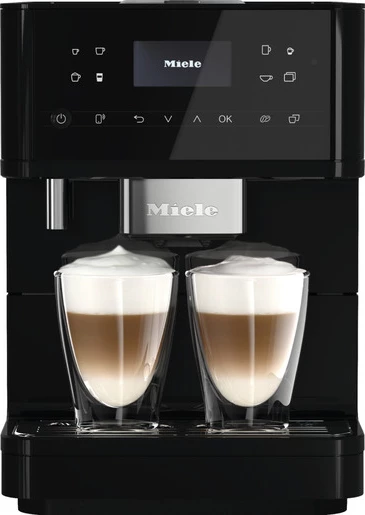 Aparat kafeje plotësisht automatik Miele CM 6160 MilkPerfection, 15 bar, rezervuar 1.8 L, depo kokrrash 300 g, i zi