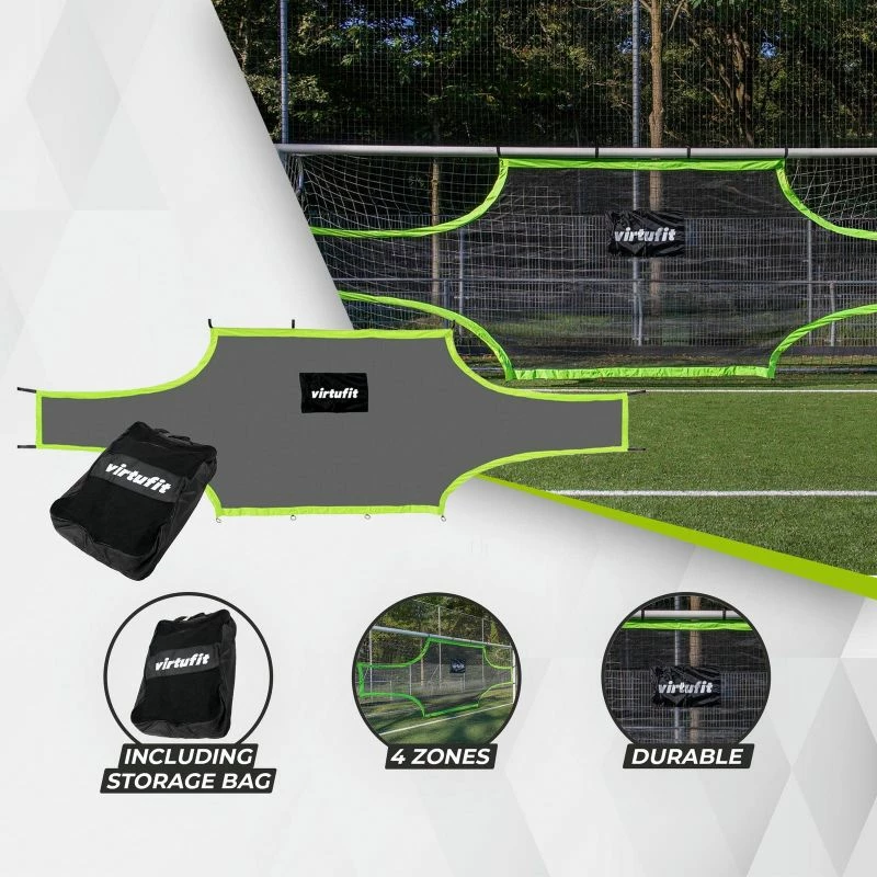 Mbulesë porte futbolli Virtufit, gri