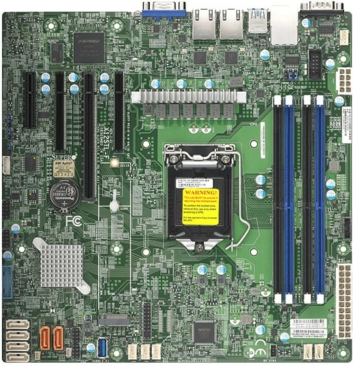 Pllakë amë Supermicro MBD-X12STL-F-O, Intel Xeon E-2300, DDR4-SDRAM, 128 GB, micro ATX