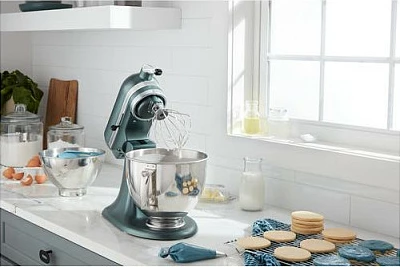 Mikser me qëndrim KitchenAid Artisan 5KSM175PSEJP, tas 4.8L, 10 shpejtësi, i gjelbër Juniper
