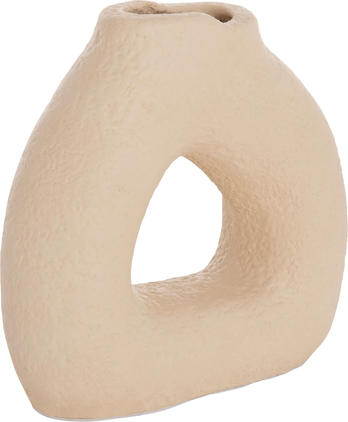 Vazo dekorative tavoline DECANT, terrakotë, ngjyrë e bardhë krem, FH4667.02S, 17.5x6.5x17cm