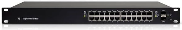 Switch i menaxhuar UBIQUITI ES-24-250W EU, 24x1GbE, 2xSFP, PoE+, për rack