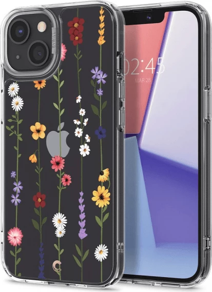 Mbështjellës ONASI Clear Case Garden për iPhone 15 Plus, 1.8mm, silikon, transparent