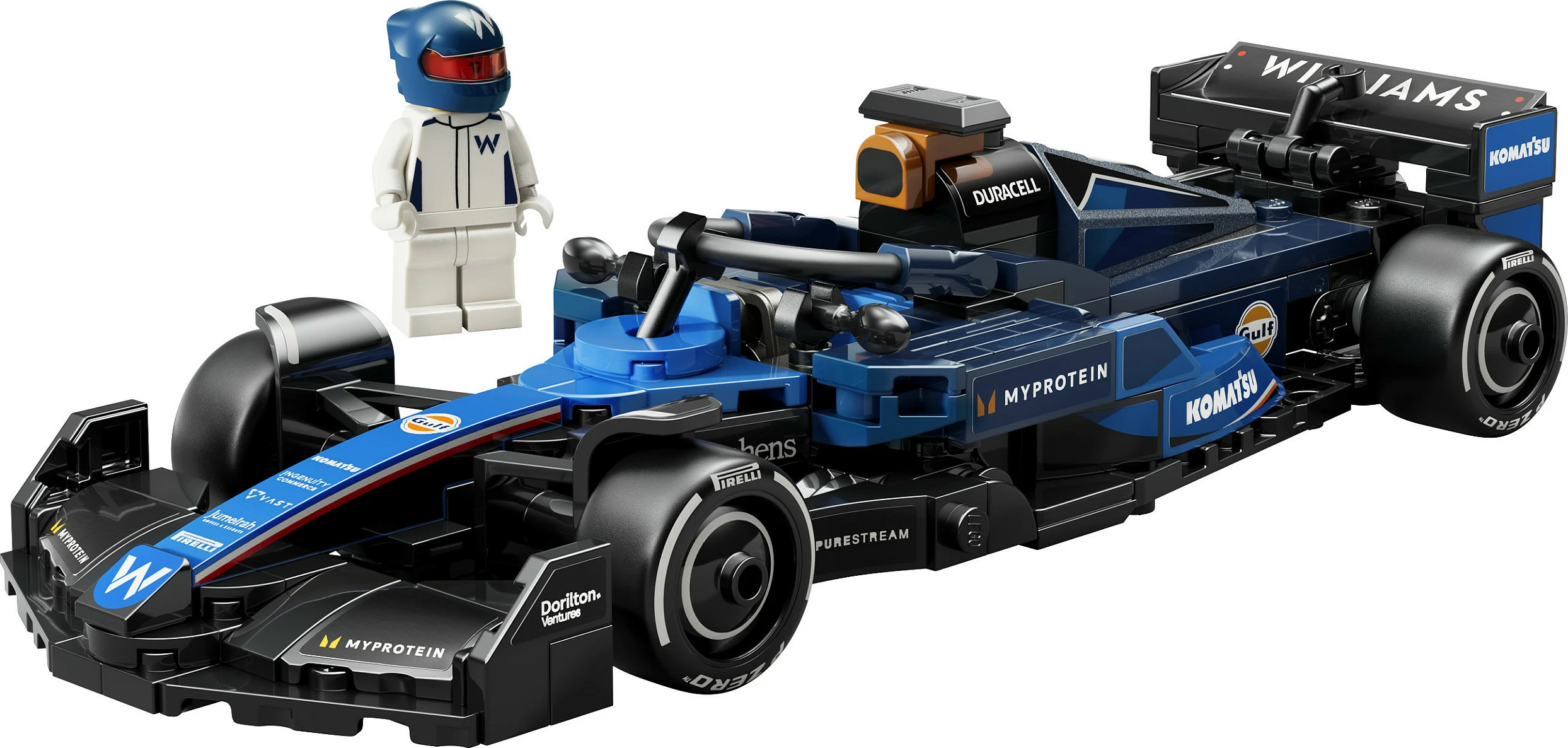 Set ndërtimi LEGO Williams Racing FW46 F1, 263 pjesë, shumëngjyrësh