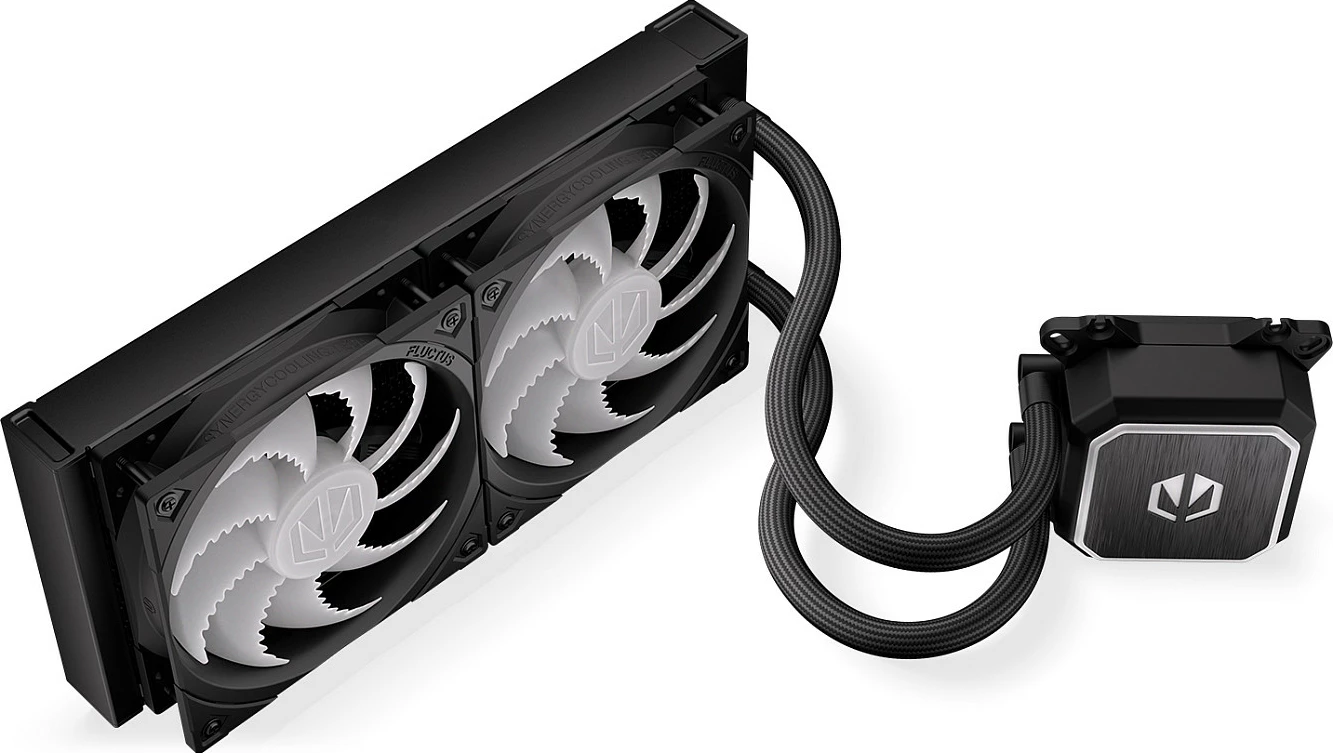 Ftohës uji AIO për CPU Endorfy Navis F240 ARGB, radiator 240mm, 2x120mm, i zi