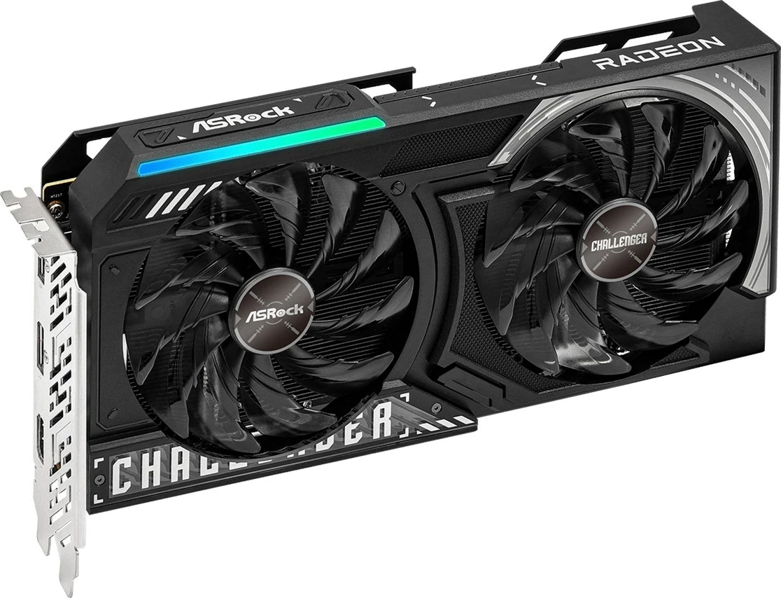 Kartë grafike Asrock AMD Radeon RX 9060 XT Challenger, 16 GB GDDR6, e zezë