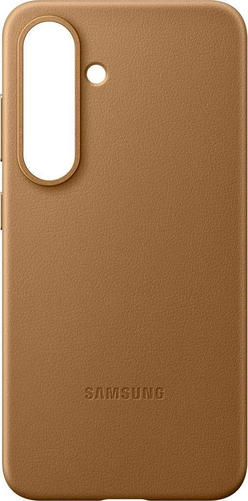 Mbështjellës Samsung Galaxy S25, Kindsuit, Lëkurë artificiale, Camel