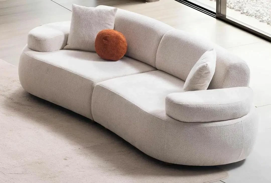 Divan treshe Atelier del Sofa, ngjyrë krem, Rio