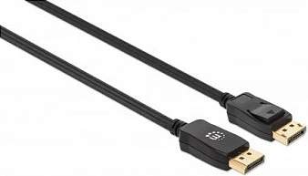 Kabllo DisplayPort Manhattan DP 1.4, 2m, 8K@60Hz, e thurur, e zezë