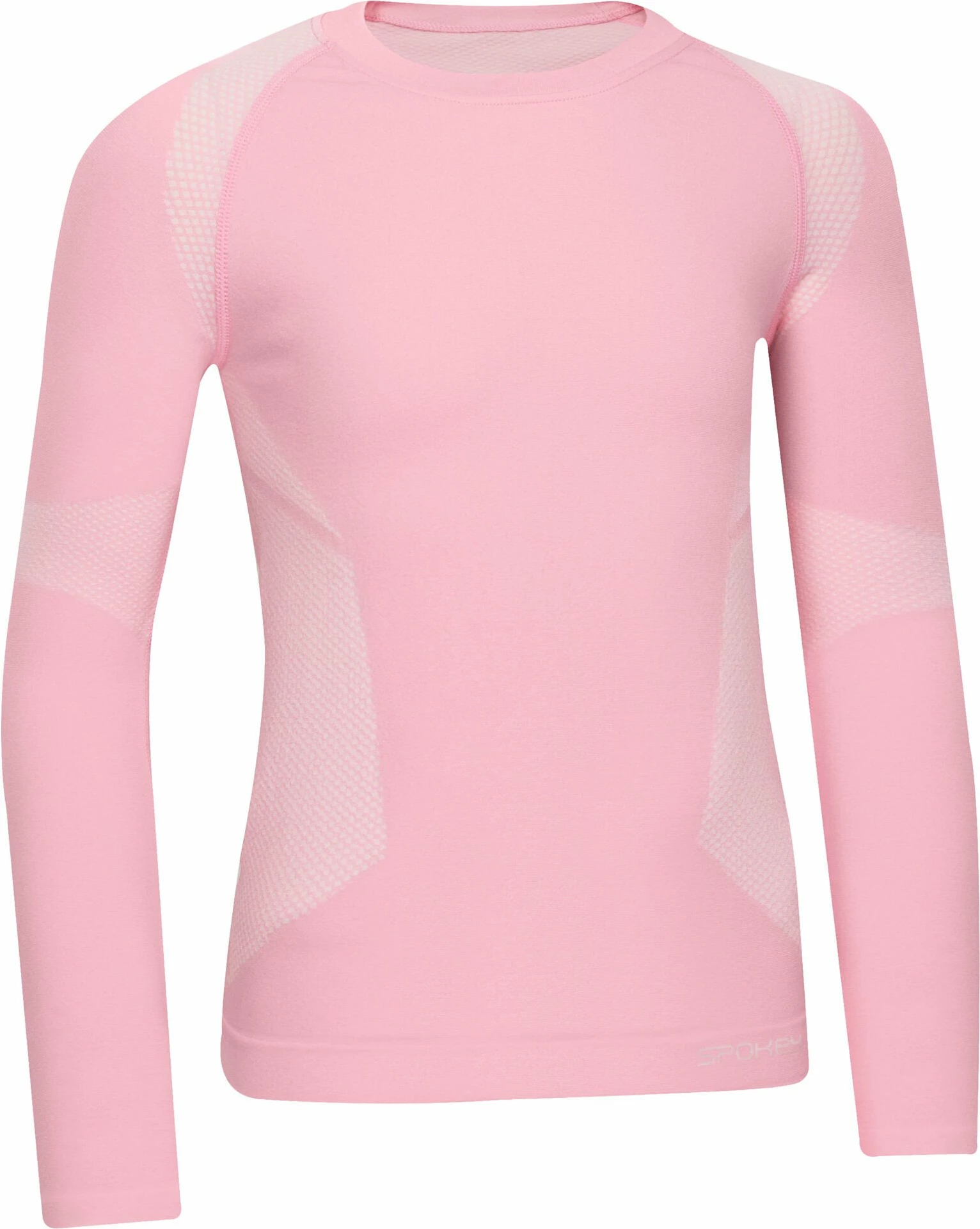 Set termo të brendshme për fëmijë Spokey Furious 146-152 cm roze, set 2 pjesë