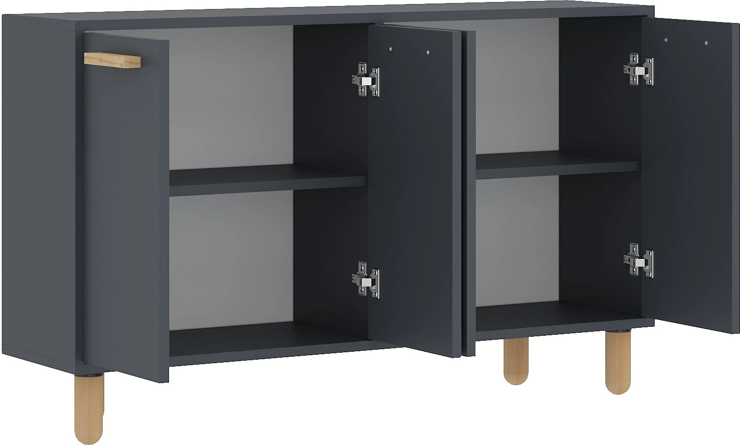 Konsol Skye Decor, Venedik, anthracite