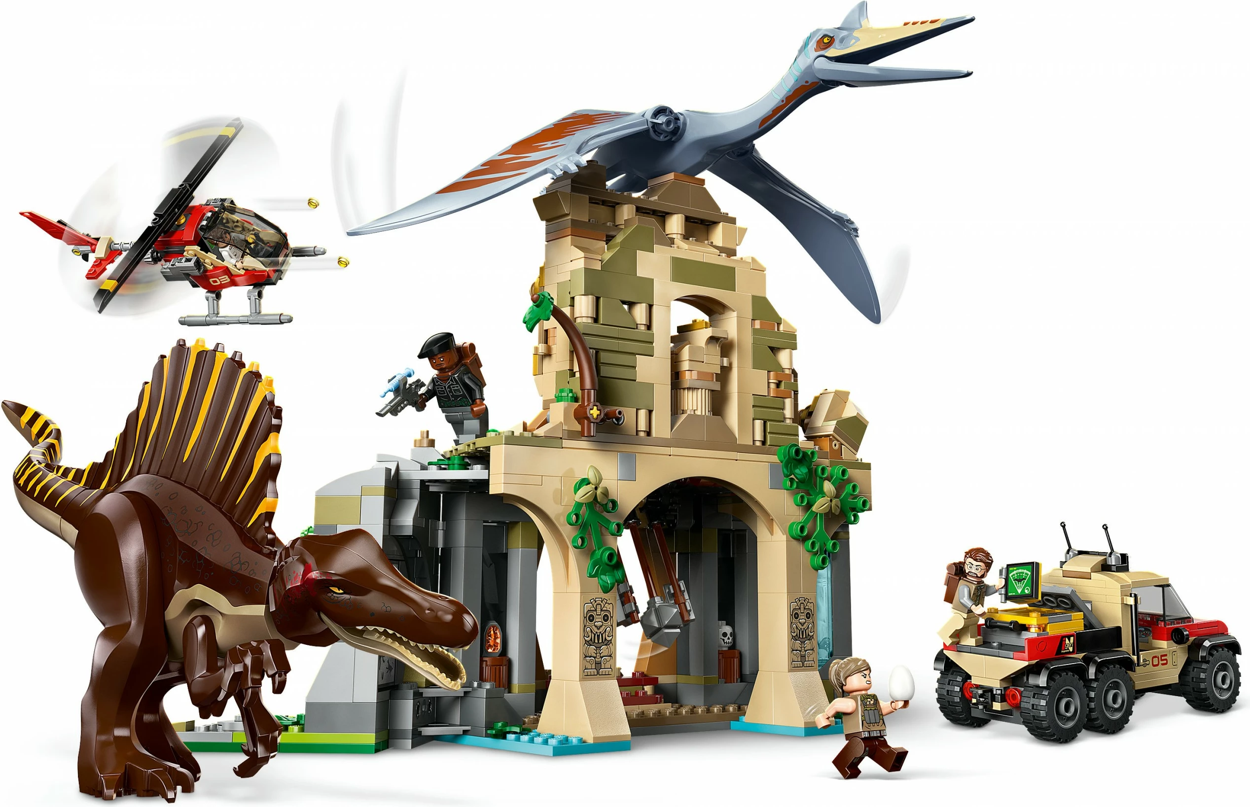 Set ndërtimi LEGO Jurassic World 76976, 984 pjesë, shumëngjyrësh