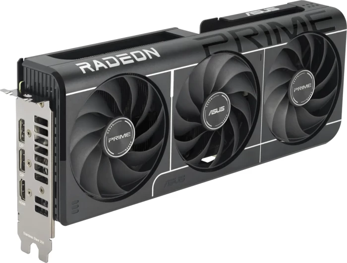 Kartelë grafike ASUS Prime Radeon RX 9060 XT OC 16GB GDDR6 PCIe 5.0 PRIME-RX9060XT-O16G, e zezë