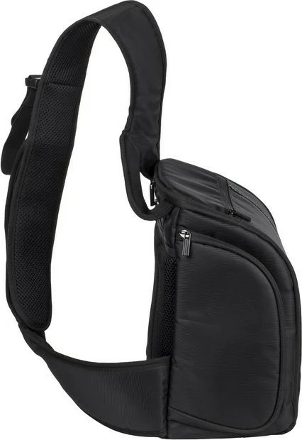 Çantë krahu RIVACASE Green Mantis 8 ndarje, e zezë